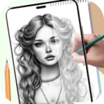 Logo of AR Draw Trace - Sketch & Paint android Application 