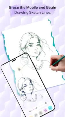 AR Draw Trace - Sketch & Paint android App screenshot 1